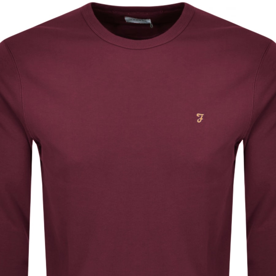 Alternative Image for ProductFarah Vintage Tim Sweatshirt Red2